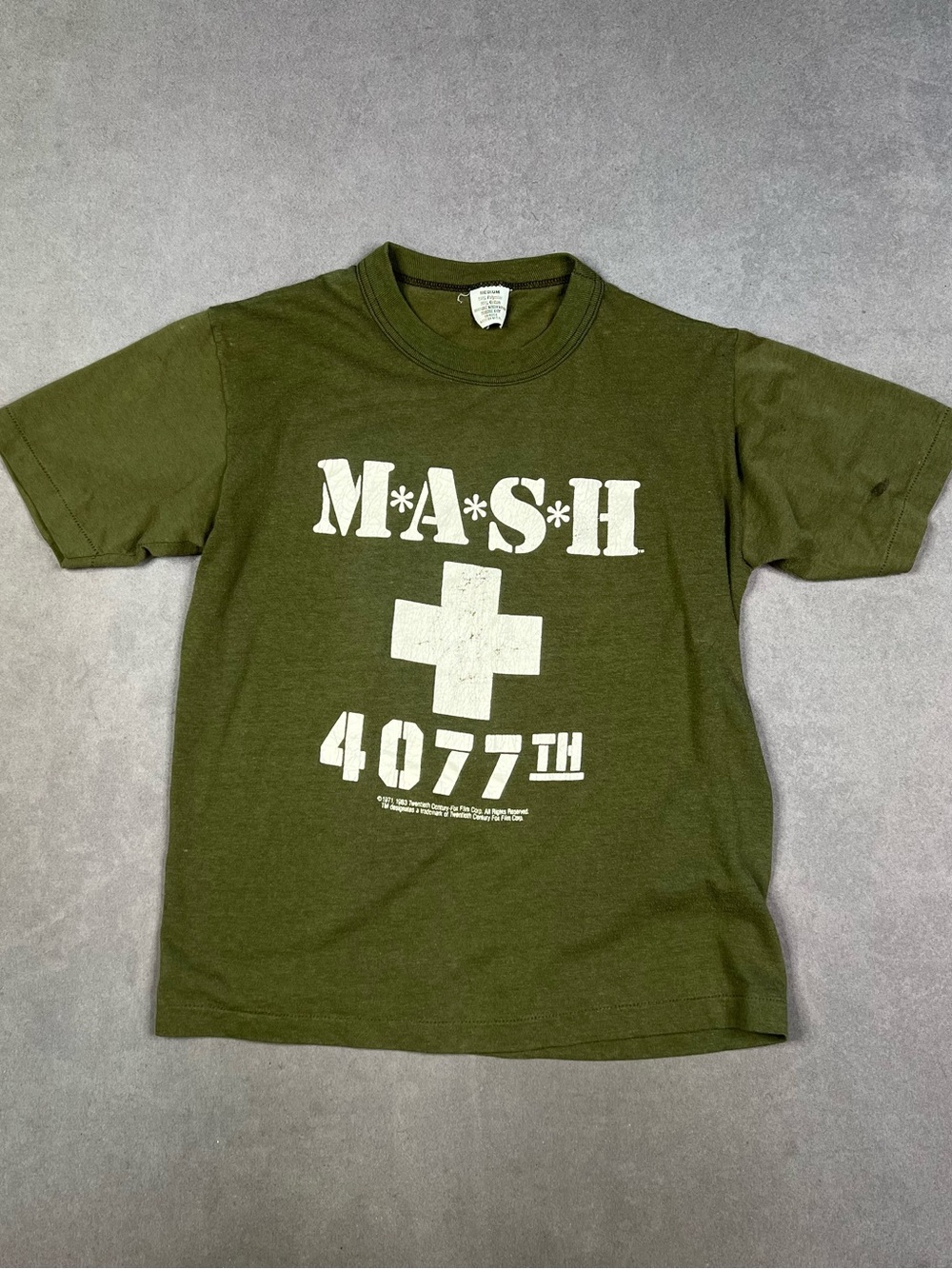 Vintage Olive Green M*A*S*H Graphic Tee